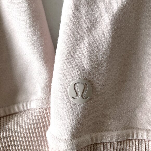 Lululemon Scuba Pullover hoodie, blush pink / Pink Bliss, thumb holes sweatshirt - Picture 8 of 10